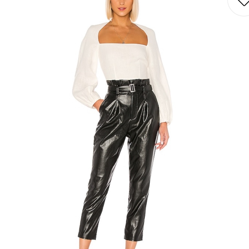 Majorelle leather pants